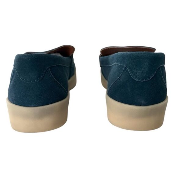 Men's Blue Loafers Vintage Foundry Company Edmond Loafer Leather Upper Navy 9.5 - Picture 6 of 12